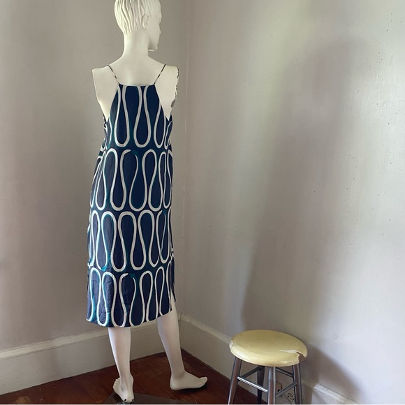 WHiT Silk Slip Dress Snake Design - Picture 2 of 15